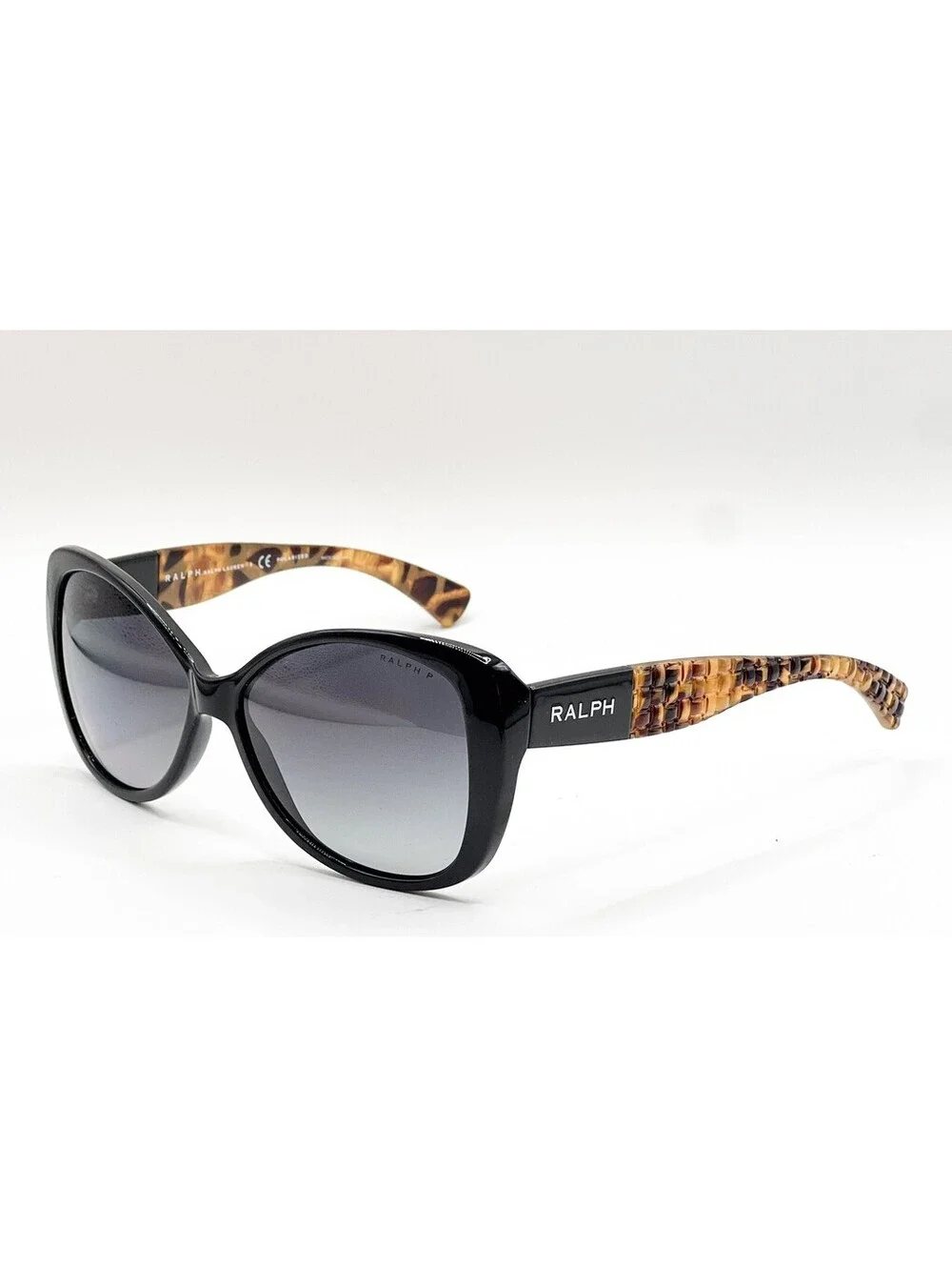 Ralph Lauren RA5180 501 T3 Black Rectangle Authentic Sunglasses 58-14-135